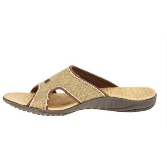 Spenco Kholo Women's Orthotic Slide Sandals Cork Java Womens 9 B Medium New - Picture 7 of 8